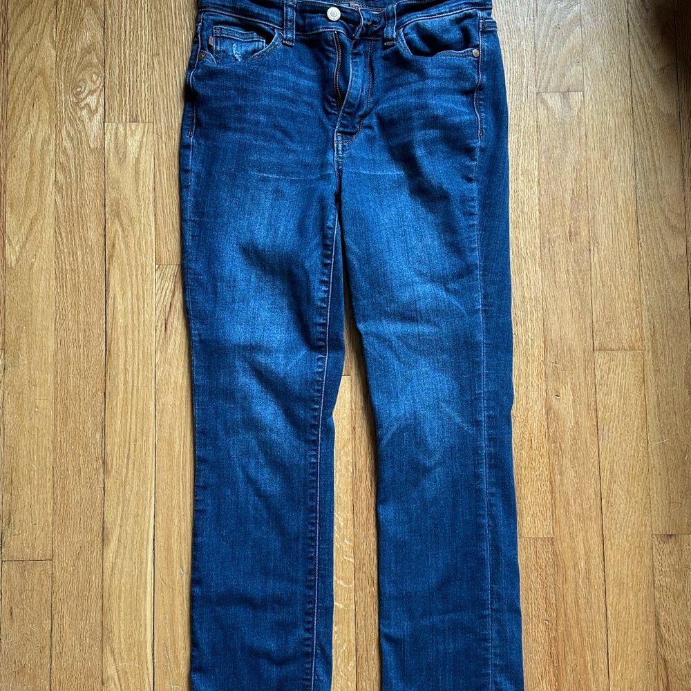 Judy Blue Ankle Cropped Blue Jeans